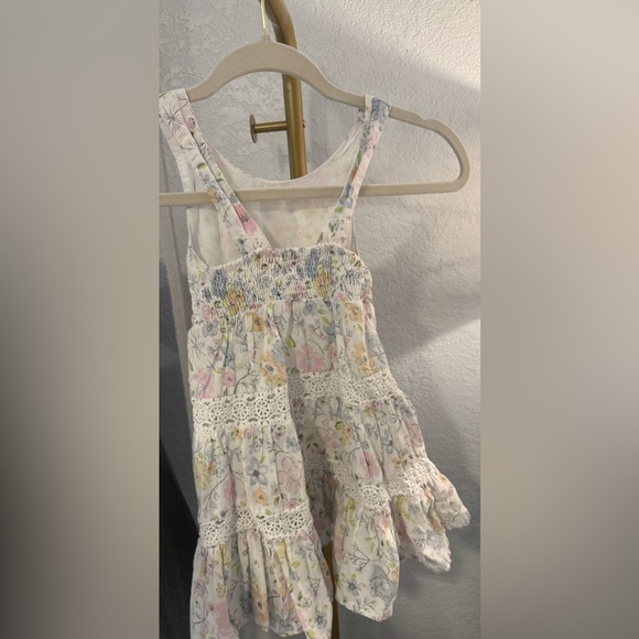 Tommy Bahama Girls Floral Tiered Dress Size 2T Crochet Lace Summer Sundress - Picture 5 of 8